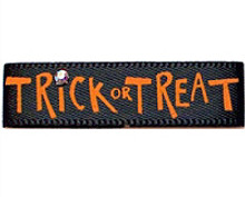 Dog Bows - Trick or Treat Black