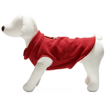 Dog Pullover Fleece Vest - Red