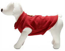Dog Pullover Fleece Vest - Red