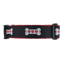 Heart Bone Cat or Dog Collars - Harness or Leads - 1/2, 3/4, 1 1/4