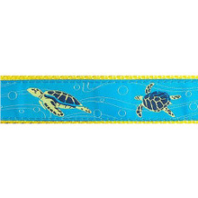 Sea Turtles Dog Collars - 3/4 & 1 1/4