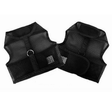 Solid Black Cool Mesh Netted Dog Harness