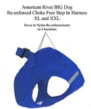 American River Choke Free Step In Dog Harness, Royal Blue