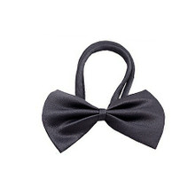 Dark Gray Dog Bow Tie - Small & Medium
