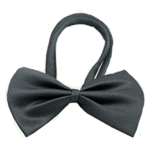 Dark Gray Dog Bow Tie - Small & Medium