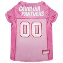 Carolina Panthers Pet Dog Jersey - Pink