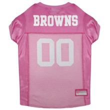 Cleveland Browns Pink Pet Jersey