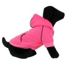 Sport Dog Hoodie - Raspberry Sorbet - Tiny - Big Dog Sizes