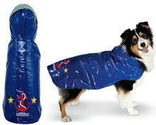 Anchor Navy Blue Nantucket Dog Slicker Raincoat