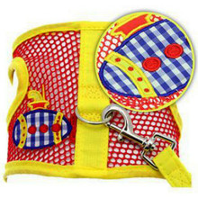 Cool Netted Dog Harness - Sunset Submarine Red & Yellow