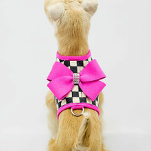 Windsor Check Contrasting Trim Bailey II Dog Harness - Lime