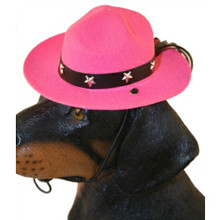 Drill Sergeant Dog Hat - Pink