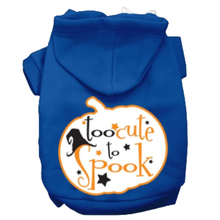 Too Cute To Spook Dog Hoodie - More Colors