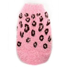 FeatherSoft Cheetah Dog Sweater - Pink