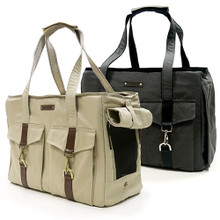 Buckle Tote V2 Dog Carrier - Beige or Charcoal