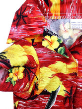 Red Beach Hawaiian Dog Shirt