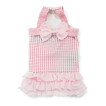 Pink Halter Woven Dog Dress