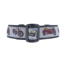 Motorcycle 3/4 & 1.25 inch Dog Collar, Harness