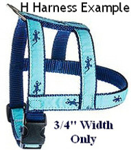 Anchor - Red, White, Blue 1/2, 3/4 & 1.25 inch Dog Collar, Harness