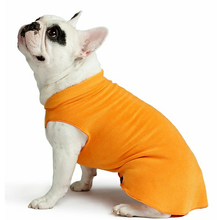 Gold Paw Stretch Fleece - Pumpkin
