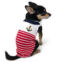 Nautical Stripe Dog Tank