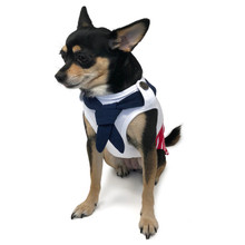 Nautical Stripe Dog Tank