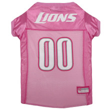 Detroit Lions Pink Pet Jersey