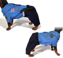 Police Man Pet Dog Costume