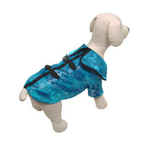 Chinese Royal Empress Satin Dog Jacket - Blue