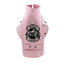 Biker Dawg Dog Jacket - Pink