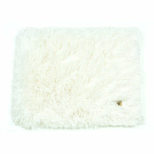 Cream Plush Shag Dog Blankets - Susan Lanci