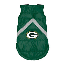 Green Bay Packers Pet Puffer Vest