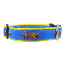 Dog Collar - Surfboards -  3/4 & 1 1/4
