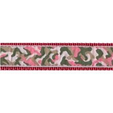 Dog Collar - Pink Camo -  3/4 & 1 1/4