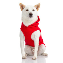 Warm Stretch Fleece Dog Vest Wrap - Red