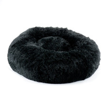 Plush Black Shag Spa Bed