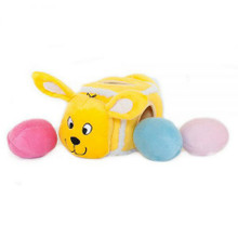 Burrow Squeaky Hide-An-Egg Plush Dog Toy - Bunny