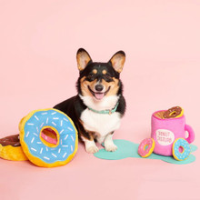 Sprinkles Donutz Pet Dog Toy - Strawberry - 3 Sizes