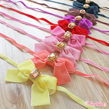 Wooflink Velvet Bow Dog Necklace