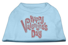 Happy Valentines Day Rhinestone Dog Shirt / Tank - 6 Colors