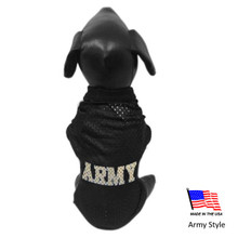 Army Black Knights Athletic Mesh Pet Jersey - XL