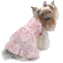 Hearts & Tarts Corsette Hand-Smocked Dog Dress