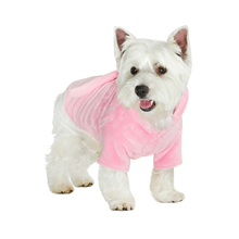 Plush Pink Pet Dog Robe