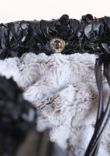 Victorian Luxury Pet Dog Messenger Sling - Black