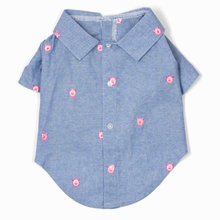 Wilbur Pig Chambray Pet Dog Shirt