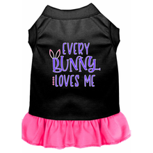 Every Bunny Loves Me Screen Print Dog Dresses - More Colors