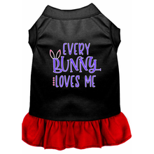 Every Bunny Loves Me Screen Print Dog Dresses - More Colors