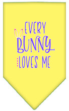 Every Bunny Loves Me Tie-on Pet Dog Bandana