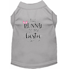 The Bunny is My Bestie Screen Print Dog Shirt / Tank - 12 Colors