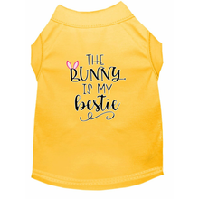 The Bunny is My Bestie Screen Print Dog Shirt / Tank - 12 Colors